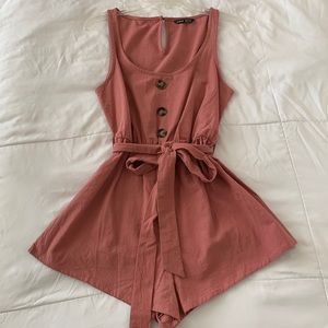 Peach Romper
